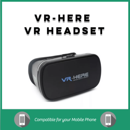 VR-Here Virtual Reality Headset black blue cheap on sale