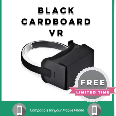 FREE Black Cardboard VR Headset